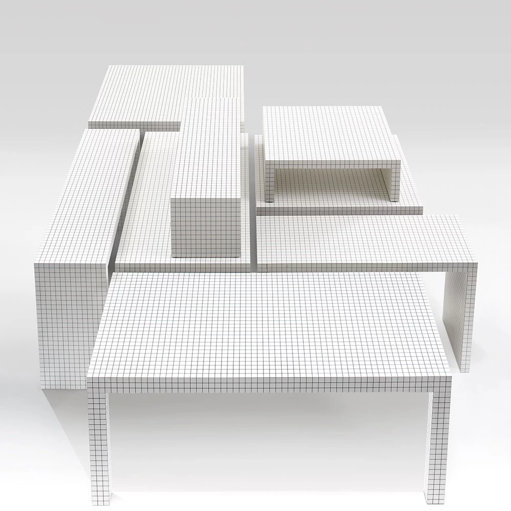 Quaderna Wandspiegel 5 Quaderna Wandspiegel - Image 3