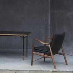 Nyhavn Desk 170 Cm 11 Nyhavn Desk 170 Cm -Möbel & Dekoration Nyhavn Desk Table Black Surface 45 Chair Black Leather Ordrupgaard 2012 1280x1280