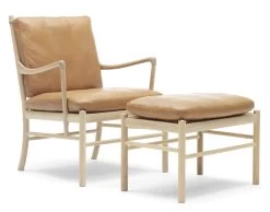 OW149F Colonial Stool -Möbel & Dekoration OW149 OW149FBrown Leather 01 1280x1280