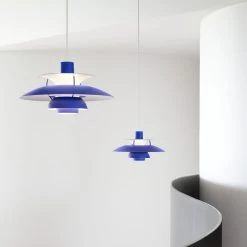 PH 5 Mini Monochrome Pendelleuchte 15 PH 5 Mini Monochrome Pendelleuchte -Möbel & Dekoration PH5 Mini Monochome Blue AW20 Interior 06953 p 30825 50047 1280x1280