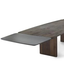 Ten Table Rectangular -Möbel & Dekoration TEN TABLE B105xL270 smoked oak black MDF PS9 1280x1280