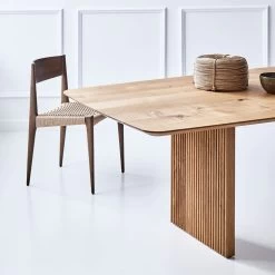 Ten Table Rectangular -Möbel & Dekoration TEN TABLE B105xL300 wild oak PIA CHAIR smoked oak LB4 1280x1280