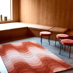 Wave Teppich -Möbel & Dekoration WAVE orange 1 1280x1280