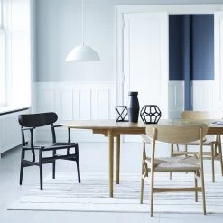 CH26 Arm Chair -Möbel & Dekoration Wegner CH26 oak black CH26 oak CH339 oak 1280x1280