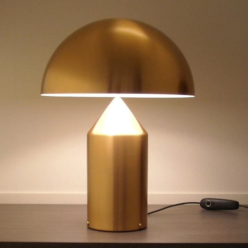 Atollo Gold Tischleuchte 3 Atollo Gold Tischleuchte