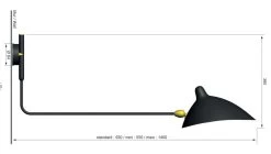 Mouille Wandleuchte 1 Bras Droit Pivotant 5 Mouille Wandleuchte 1 Bras Droit Pivotant -Möbel & Dekoration cache 2478334739 1280x1280