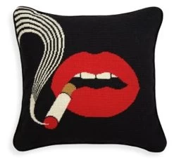 Kissen Lips Smolder Needlepoint