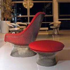 Platner Clubsessel -Möbel & Dekoration knoll platner easy chair ae ottoman 2 2416 2 1280x1280