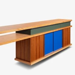 RK5 Sideboard -Möbel & Dekoration mid century modern Ray Kappe RK5 Credenza in Red Oak Teak by Original in Berlin Germany 2020 11 1280x1280