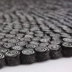 Filzteppich Nautilus -Möbel & Dekoration nautilus black 2 1 1280x1280