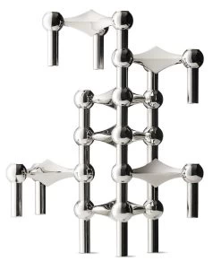 Stoff Kerzenständer -Möbel & Dekoration packshot chrome 1 1280x1280