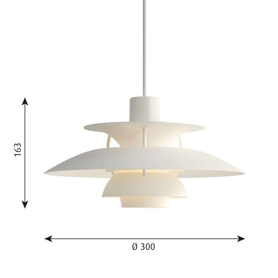 PH 5 Mini Monochrome Pendelleuchte 4 PH 5 Mini Monochrome Pendelleuchte - Image 2