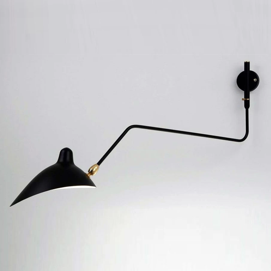 Mouille Wandleuchte 1 Bras Courbe Pivotant 3 Mouille Wandleuchte 1 Bras Courbe Pivotant