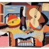 Wandteppich Mandoline Et Guitare -Möbel & Dekoration picasso Mandoline et guitare Picasso 1924 1280x1280