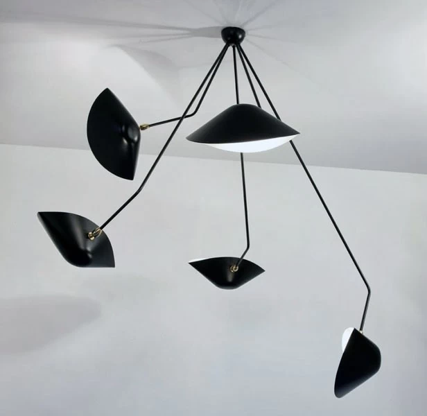 Mouille Deckenspinne 5 Bras Casses 4 Mouille Deckenspinne 5 Bras Casses - Image 2